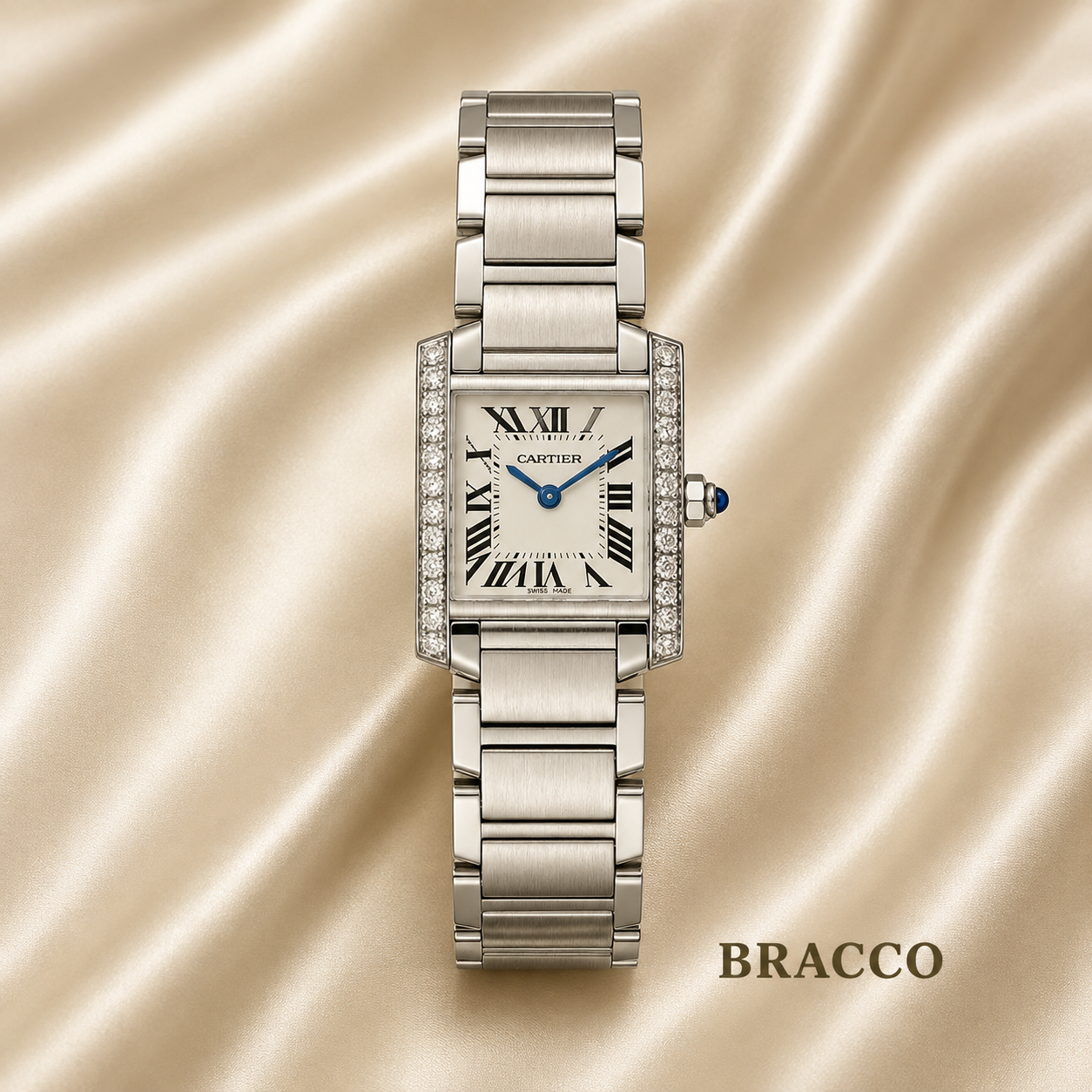 CARTIER Tank Française con Diamanti